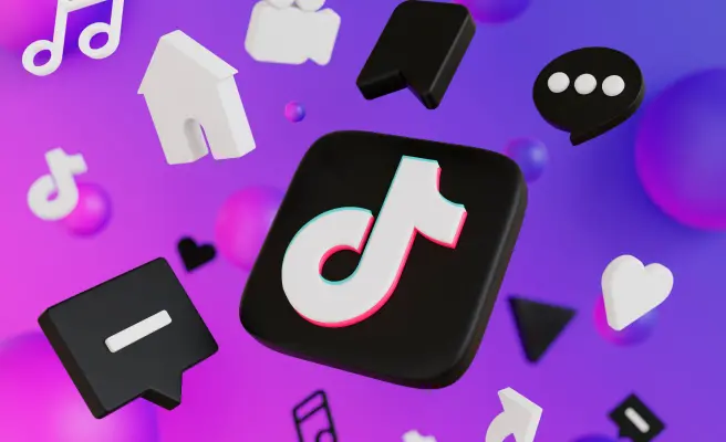 TikTokのロゴ
